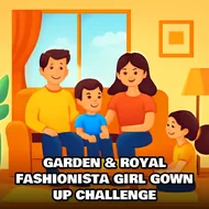 Garden & Royal Fashionista Girl Gown Up Challenge - Modern Apartment game